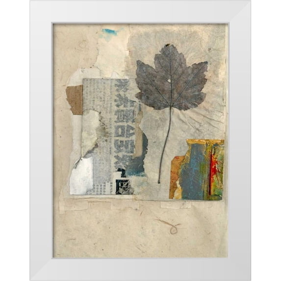 Ray, Elena 25x32 White Modern Wood Framed Museum Art Print Titled - Natural Elements III