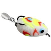 Ray Frogs Crankbait Lures 4.5cm 11g Double Hook PVC Soft Baits for Blackfish Fishing