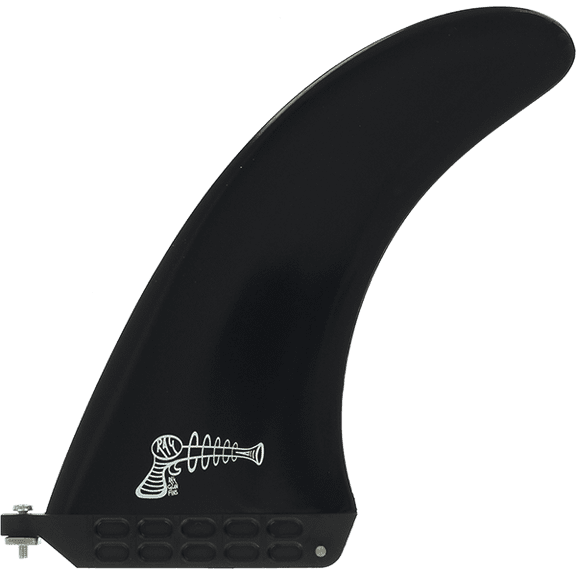Ray Gun Plastic Center Fin 8" Black