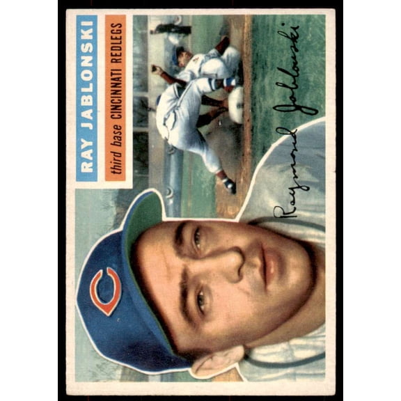 Ray Jablonski Card 1956 Topps #86