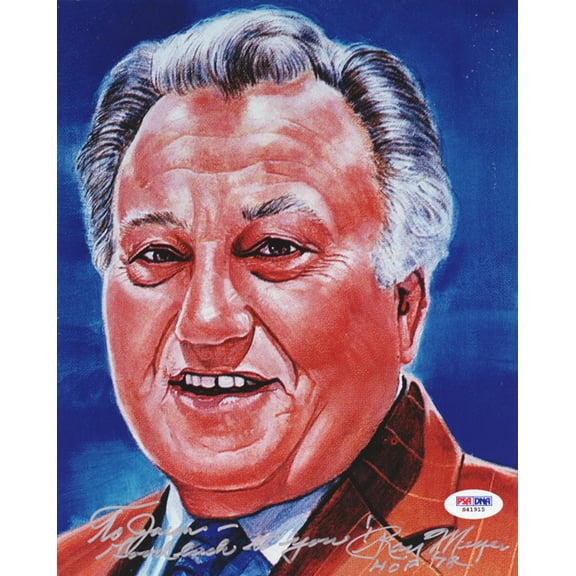 Ray Meyer Autographed 8x10 Photo DePaul Blue Demons "To John" PSA/DNA #S41915