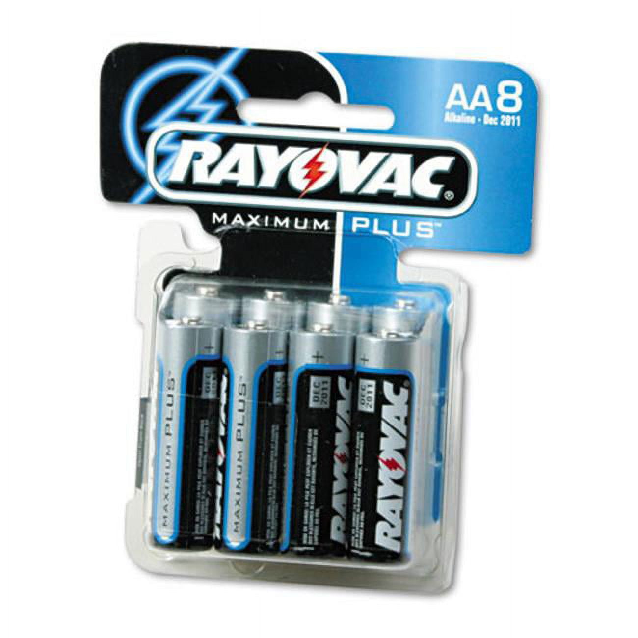 Ray-O-Vac 8158J High Energy Premium Alkaline Battery - AA, 8 per Pack