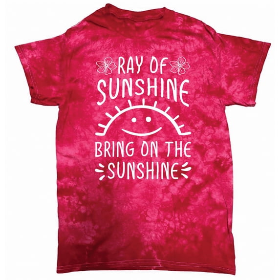 Ray Of Sunshine Bring On The Sunshine Tee Good Vibes Tie Dye T-Shirt