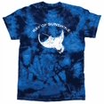 thumbnail image 1 of Ray Of Sunshine T-Shirt Stingray Good Vibes Adult Distressed Tie Dye Tee, 1 of 2