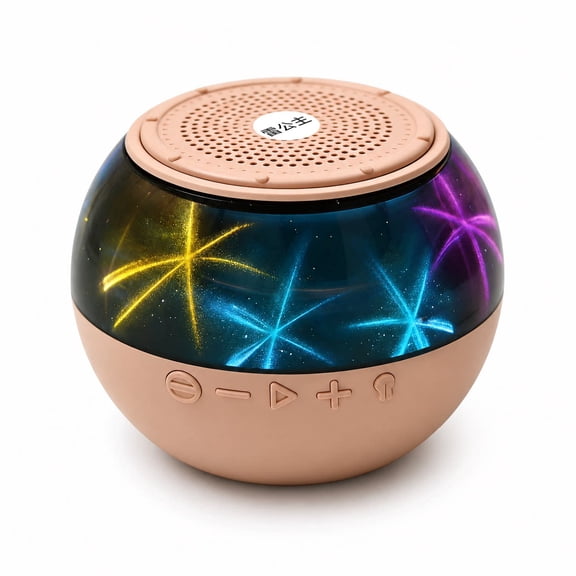 Ray Princess Projection Starry Sky Speaker Colorful Lights Bluetooth Audio Home Decoration Night Light