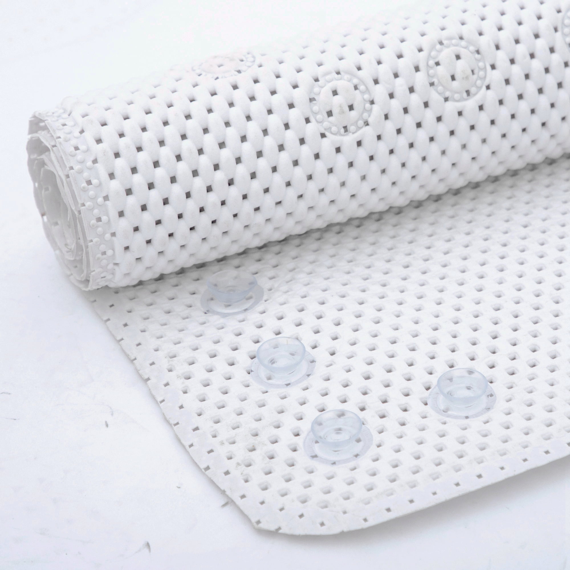 Ray Star Bathtub Mat Non-Slip Shower Mats for Tub, 36×17 Inch, Bath Mat for Tub with Suction Cups and Drain Holes, Washable, Soft on Feet, Easy Clean