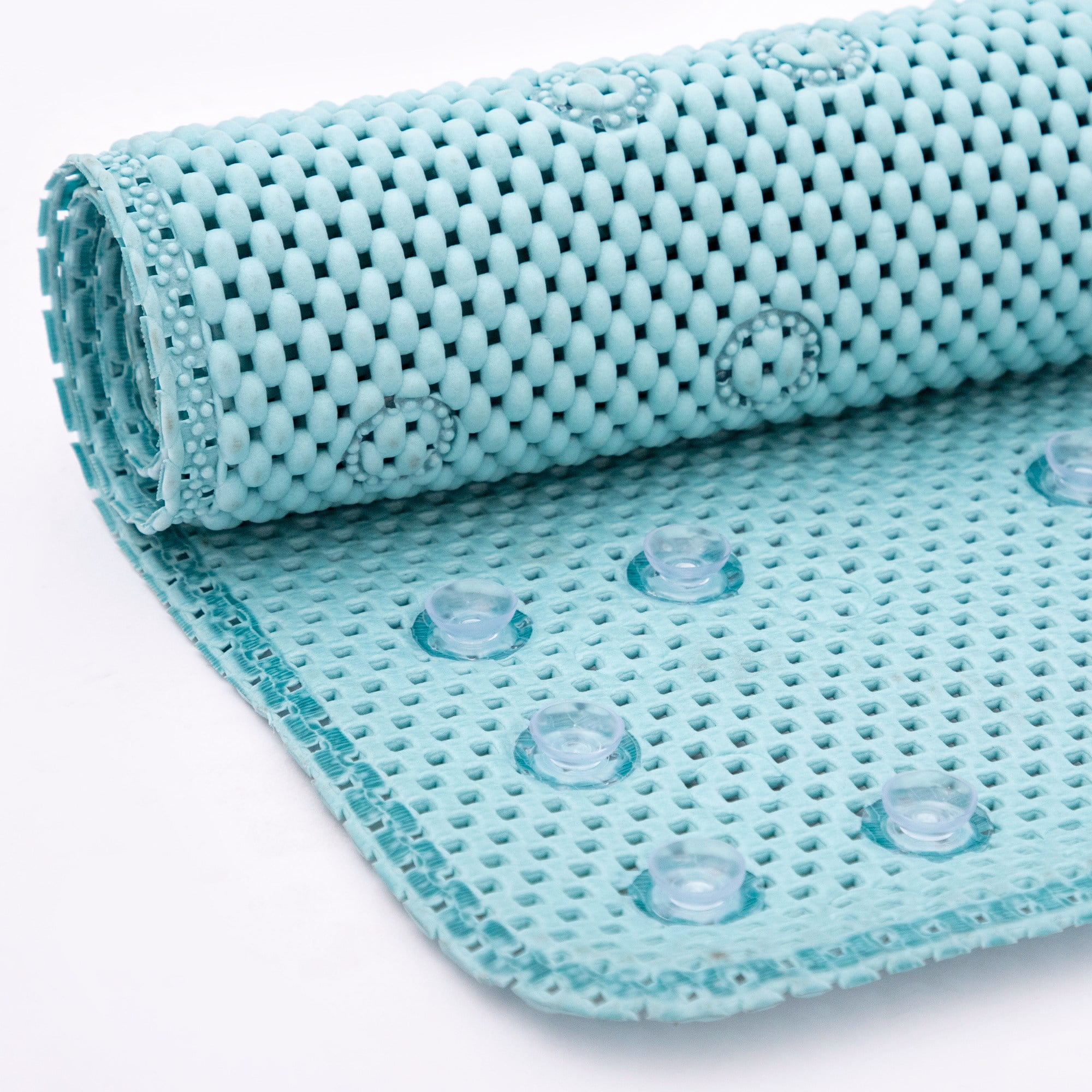 RAY STAR Non-Slip Textured Bathtub Mat 36x17 Inch with Suction Cups and ...