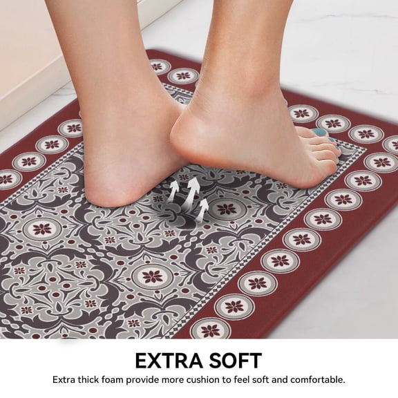 Ray Star Comfort Standing Desk Mat 20''x30'',0.39 Inch Thick Kitchen Mats Anti Fatigue