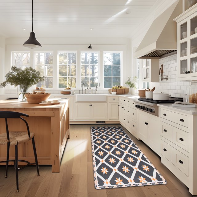 Ray Star Cushioned Kitchen Mat 19.7''x47.2'',0.31 Inch Thick Kitchen ...