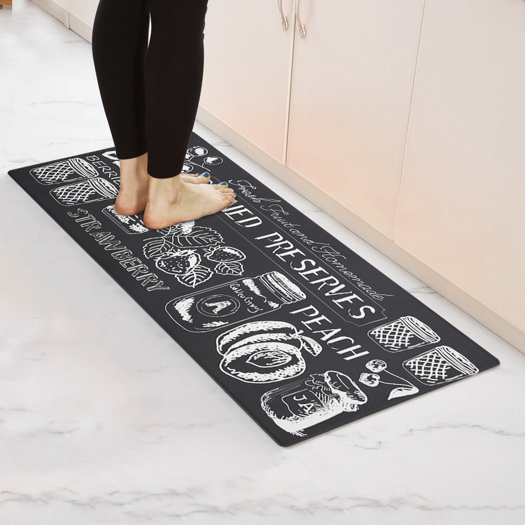 Ray Star Cushioned Kitchen Mat 19.7''x47.2'',0.31 Inch Thick Kitchen Matt for Standing