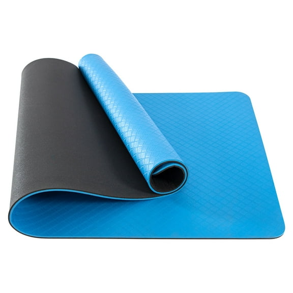 Ray Star Extra Thick Yoga Mat 24"x68"x0.28" Thickness 7mm -Eco Friendly Material- With High Density Anti-Tear Exercise Bolster