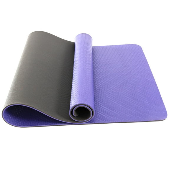 Ray Star Extra Thick Yoga Mat 24"x68"x0.28" Thickness 7mm -Eco Friendly Material- With High Density Anti-Tear Exercise Bolster