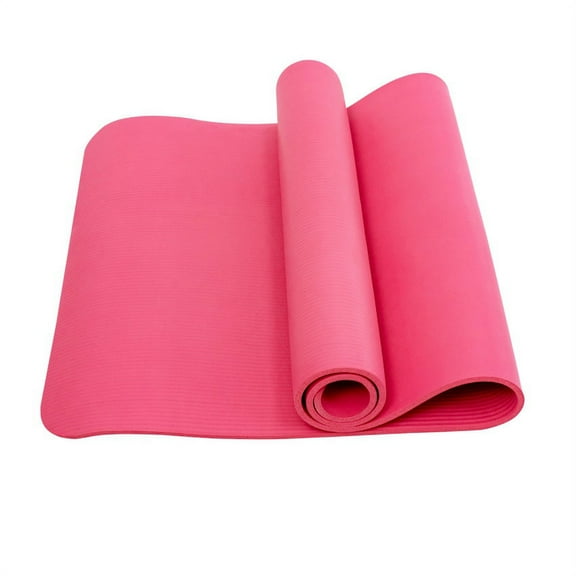 Ray Star Extra Thick Yoga Mat 31.5"X72"X0.39" Thickness 9mm -Eco Friendly Material- With High Density Anti-Tear Exercise Bolster