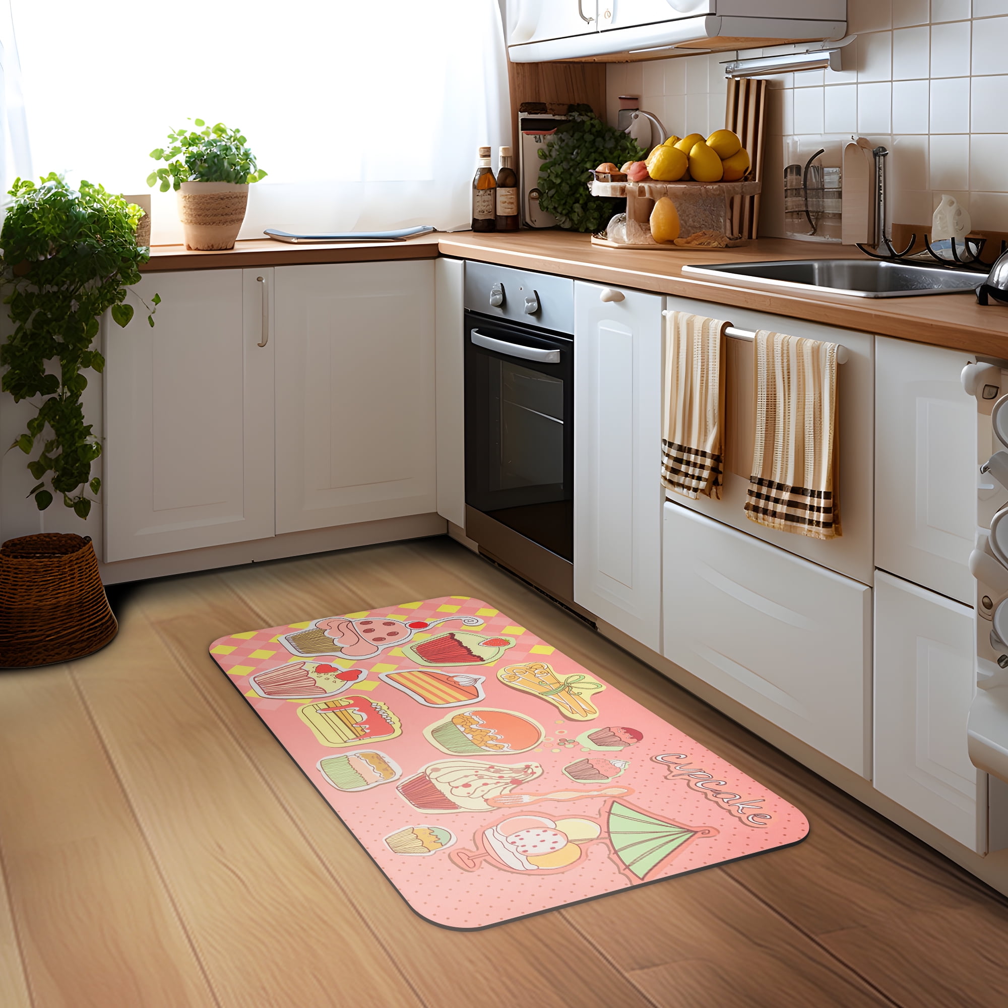 Ray Star Kitchen Mats Anti Fatigue 19.7''x31.5'',0.31 Inch Thick Comfort Standing Desk Mat