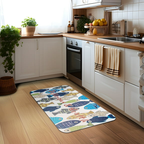 Ray Star Kitchen Mats Anti Fatigue 19.7''x31.5'',0.31 Inch Thick Comfort Standing Desk Mat
