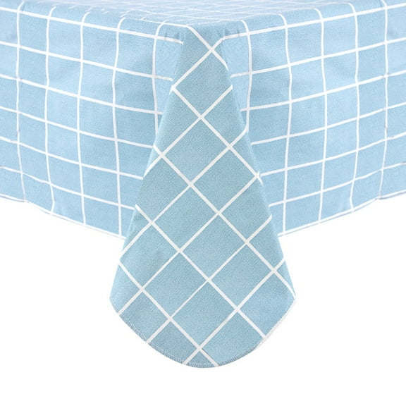 Ray Star Vinyl Tablecloths 52x70 Spring Tablecloth Plastic Picnic Outdoor and Camping Waterproof Oilcloth Table Cover for Rectangle Tables