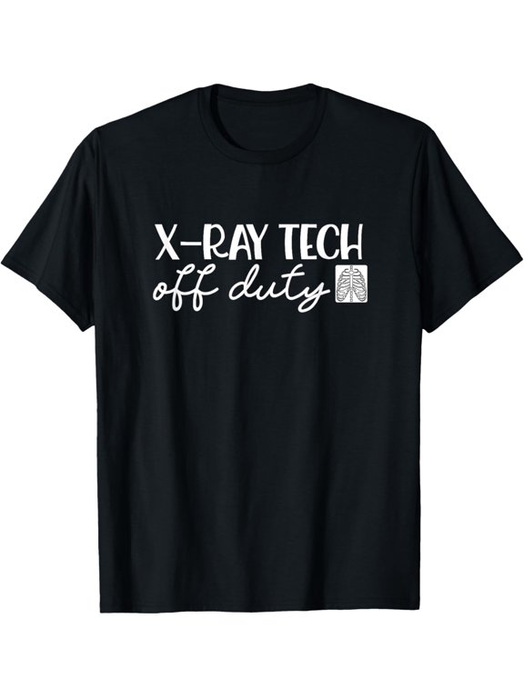 Ray Tech Off Duty Retired Rad Retirement Graphic Design For Everyday Style T-Shirt, Size S-5XL