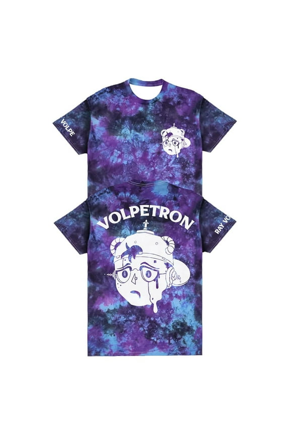 Ray Volpe Volpetron Face Melt T-shirt Hip Hop Short Sleeve Casual Tee Shirt Unisex Tops