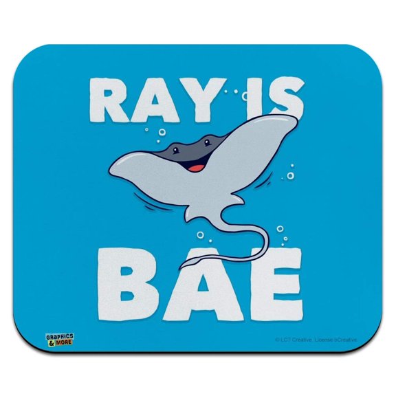 Ray is Bae Funny Humor Low Profile Thin Mouse Pad Mousepad