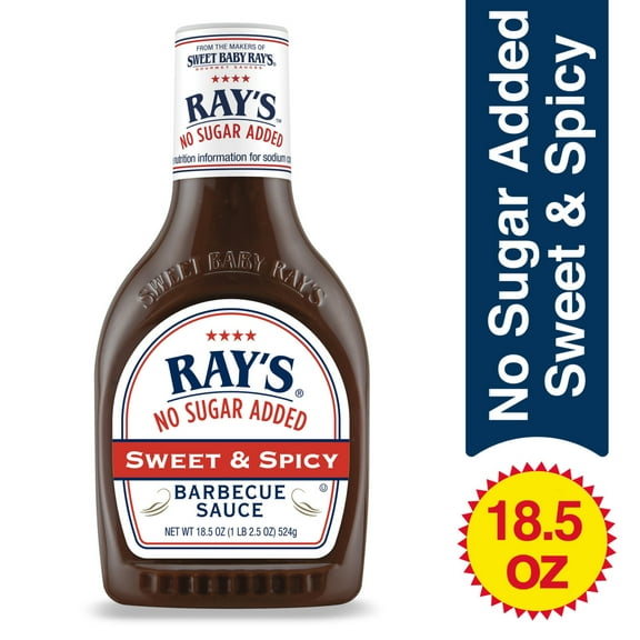 Ray's® No Sugar Added Sweet & Spicy Barbecue Sauce 18.5 oz