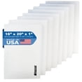 thumbnail image 1 of RAYAIR SUPPLY 16x20 Replacement Filter Pads Compatible with Respicaire CG MicroClean 95 Air Cleaner 16x20 Refills (4 Pack) WHITE, 1 of 5