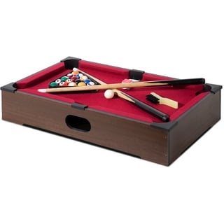 Mini Tabletop Pool Set with Game Balls Billiards Game for Indoor Party  Playhouse