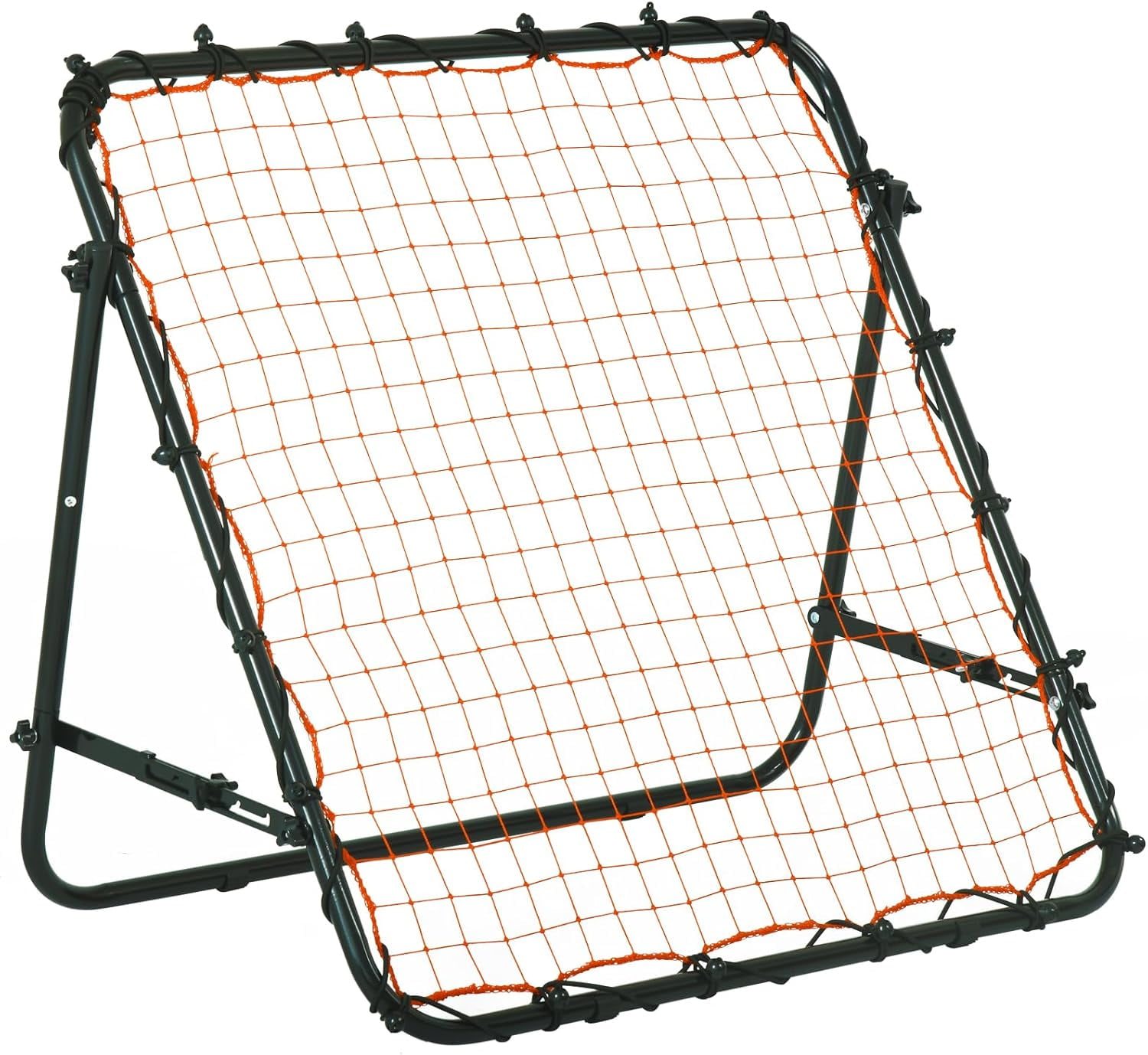 RayChee 3.3×3.3FT Portable Soccer Rebounder, Rebound Net with Quick Folding Design, Multi Angle Adjustment Soccer Training Equipment for Kids