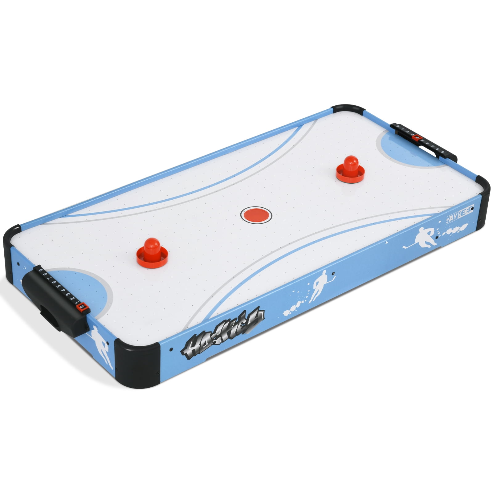 RayChee 40in Air Hockey Table, Portable Tabletop Air Hockey Arcade Table for Kids and Adult