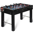 thumbnail image 1 of RayChee 48in Foosball Table, Competition Sized Soccer Table for Home, Game Room w/ 2 Balls, 2 Cup Holders (Black), 1 of 7