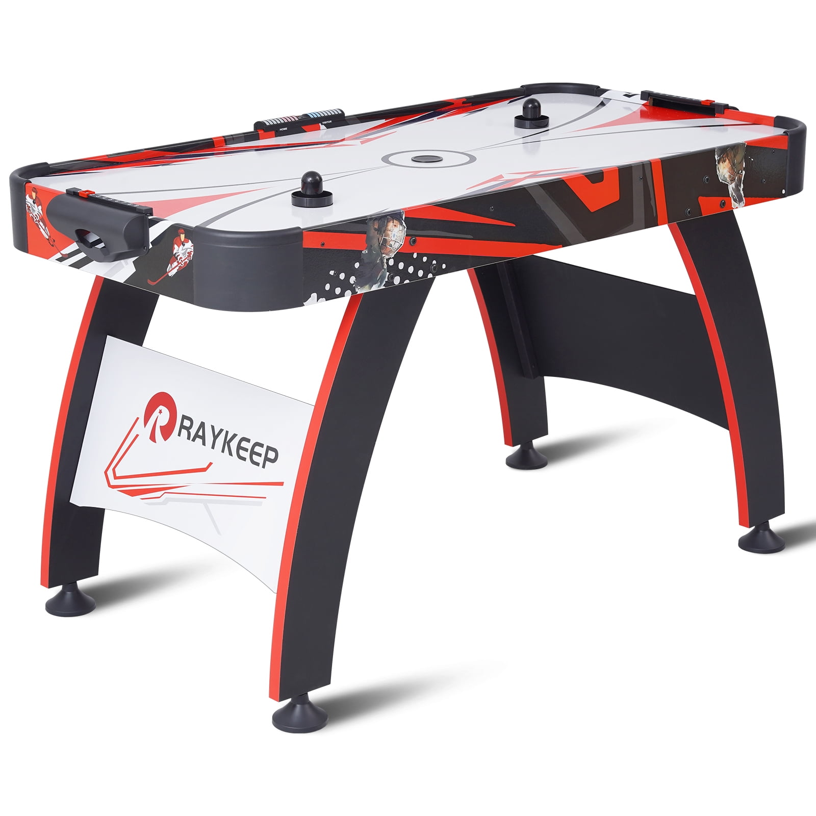 RayChee 54" Air Hockey Table, Indoor Hockey Arcade Game Table with w/2 ...