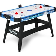 RayChee 54  Air Hockey Table, Indoor Powered Hockey Game Table w/2 Pucks, 2 Pushers, Digital LED Scoreboard, Powerful 12V Motor for Adults and Kids, Home Game Room, Easy Setup