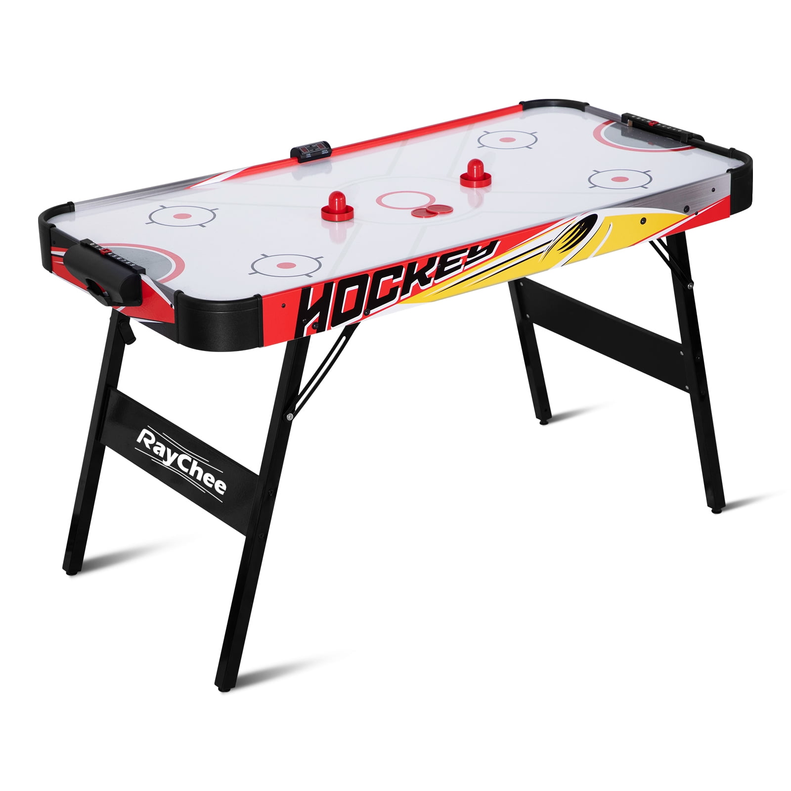 Bandito Mini Children's Air Hockey KiddySpeed with Air Blower Robust Table Mat for Children's and Youth Furnishings, Party Room and Office, Scratch-Resistant Playground, 92 × 52 × 20 cm Bandito Mini Children's Air Hockey KiddySpeed with Air Blower Robust Table Mat for Children's and Youth Furnishings, Party Room and Office, Scratch-Resistant Playground, 92 × 52 × 20 cm
