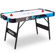 RayChee 56-inch Air Hockey Game Table with 2X Stronger Motor, Digital Scoreboard, and Accessories-Blue for Family