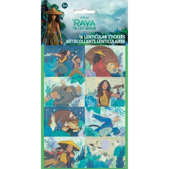Raya : 16 Lenticular Stickers