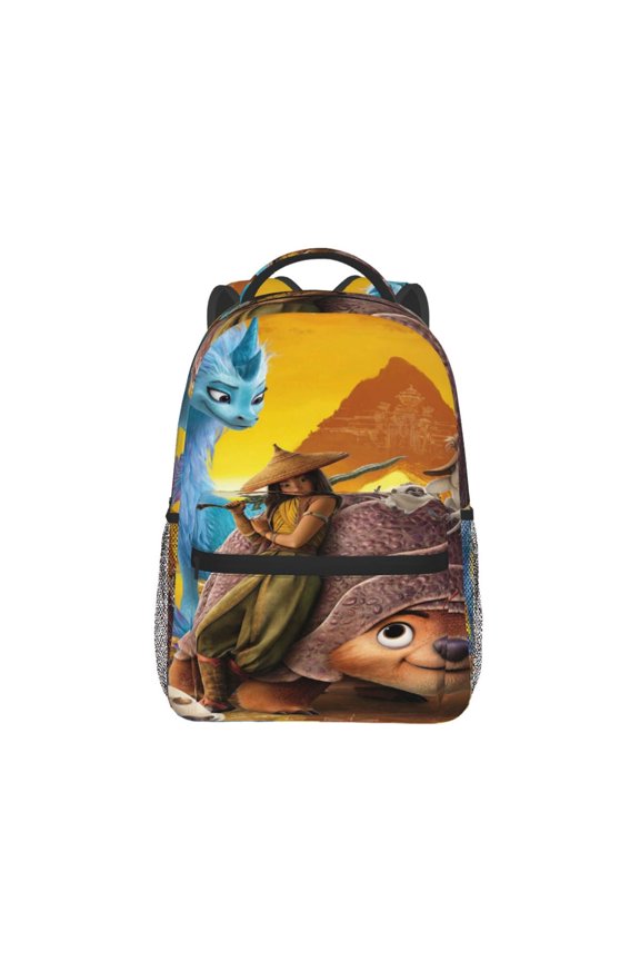 Raya And Last Drago Backpack Lightweight Backpack Large Capacity Portable Outdoor Travel Backpack Laptop Bag