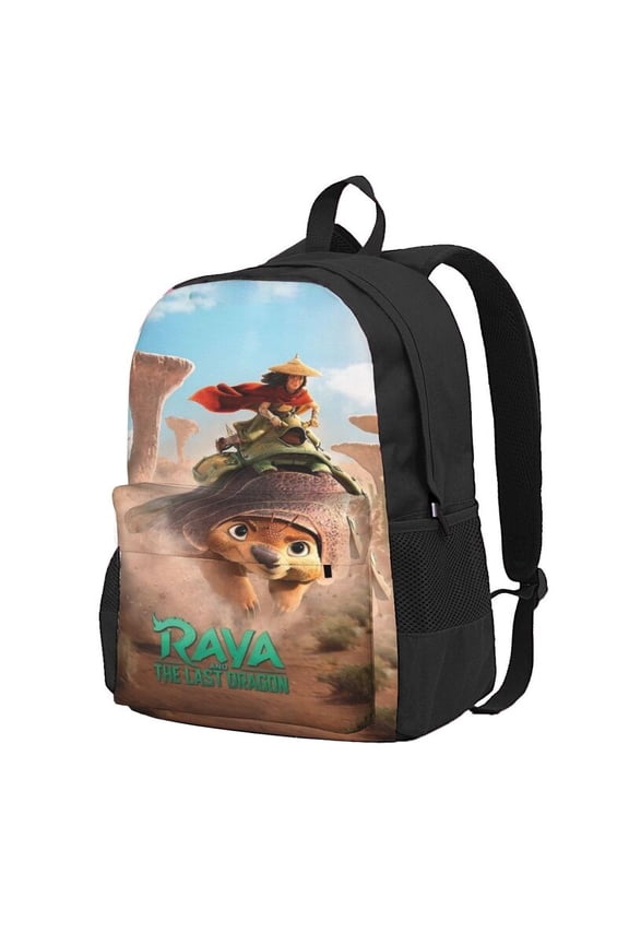 Raya and Last Drago Backpac 16.5In Backpac Hiking Bookpack Bag Daypack Adult