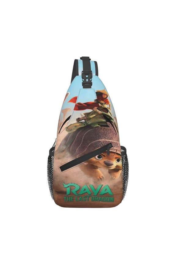 Raya and Last Drago Crossbody Sling Backpac for Women Men Gifts Sling Bag