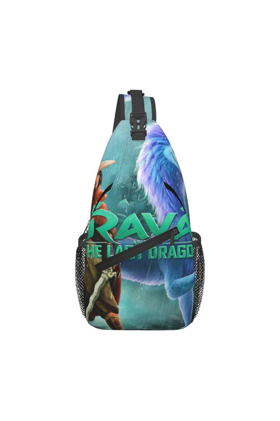 Raya and Last Drago Crossbody Sling Backpac for Women Men Gifts Sling Bag