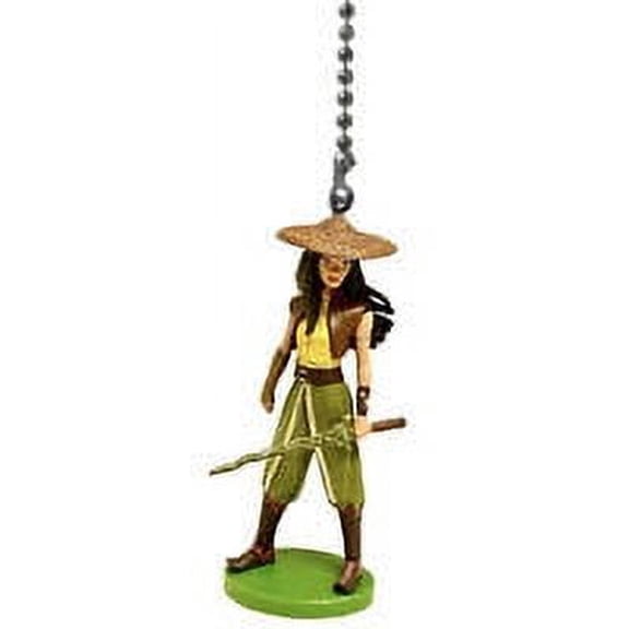 Raya & The Last Dragon PVC Fan Light Lamp Pull Chain Figure Figurine New