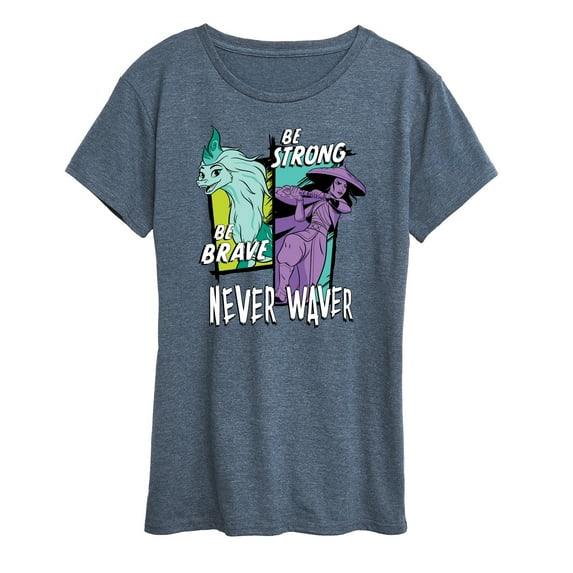 Raya and the Last Dragon - Be Brave Be Strong Never Waver - Women's Short Sleeve Graphic T-Shirt