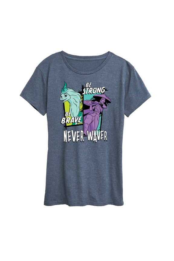- Be Brave Be Strong Never Waver - Women's Short Sleeve Graphic T-Shirt