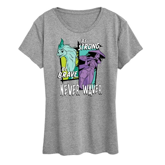 Raya and the Last Dragon - Be Brave Be Strong Never Waver - Women's Short Sleeve Graphic T-Shirt