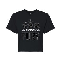 Raya and the Last Dragon - Fuzzy Fury - Juniors Cropped Cotton Blend T-Shirt