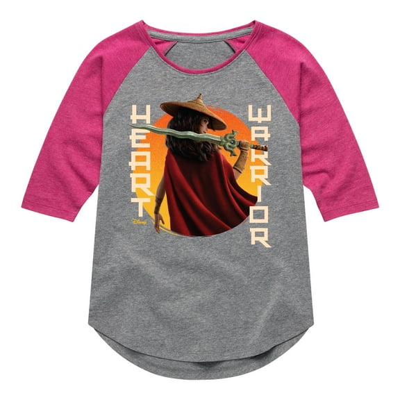 Raya and the Last Dragon - Heart Warrior - Toddler & Youth Girls Raglan Graphic T-Shirt