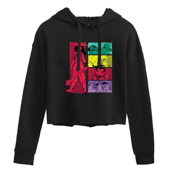 Raya and the Last Dragon - Raya And Friends - Juniors Cropped Pullover Hoodie