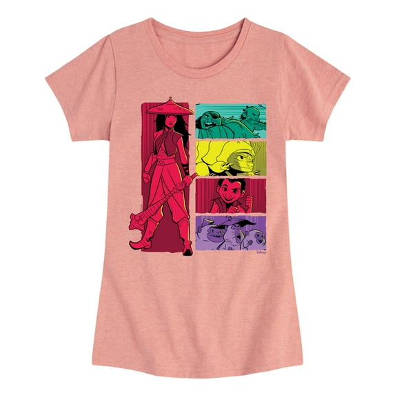 Raya and the Last Dragon - Raya And Friends - Toddler & Youth Girls Short Sleeve Graphic T-Shirt