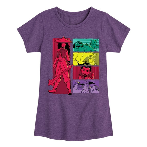 Raya and the Last Dragon - Raya And Friends - Toddler & Youth Girls Short Sleeve Graphic T-Shirt