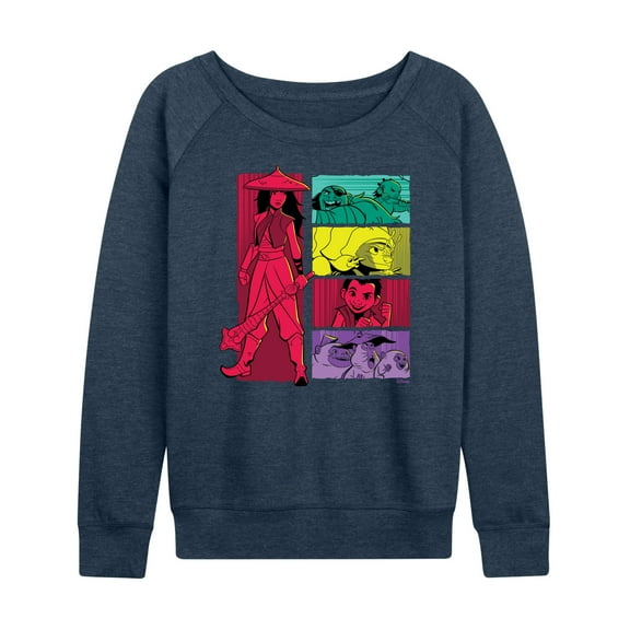 Raya and the Last Dragon - Raya And Friends - Women's Lightweight French Terry Long Sleeve Shirt