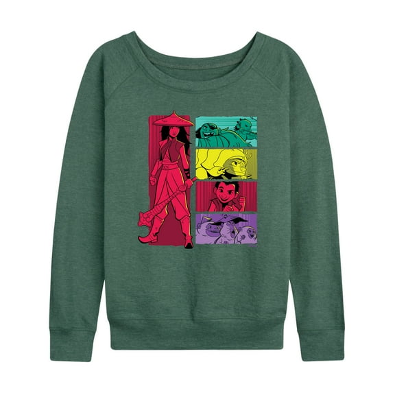 Raya and the Last Dragon - Raya And Friends - Women's Lightweight French Terry Long Sleeve Shirt