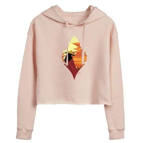 Raya and the Last Dragon - Raya Silhouette - Juniors Cropped Pullover Hoodie